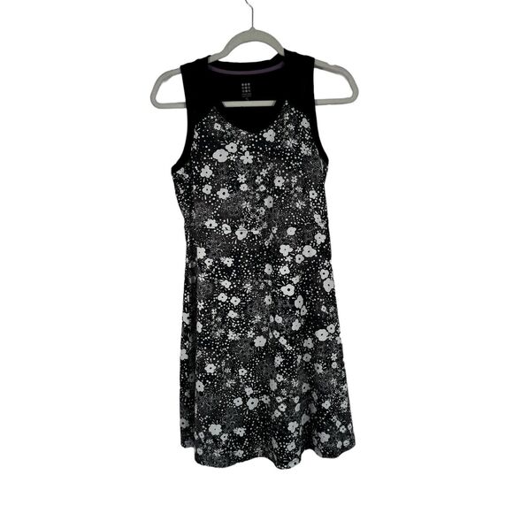 Title Nine Diamalete Black Floral Athletic Dress Pickleball Tennis Golf Women Sm - Picture 1 of 5